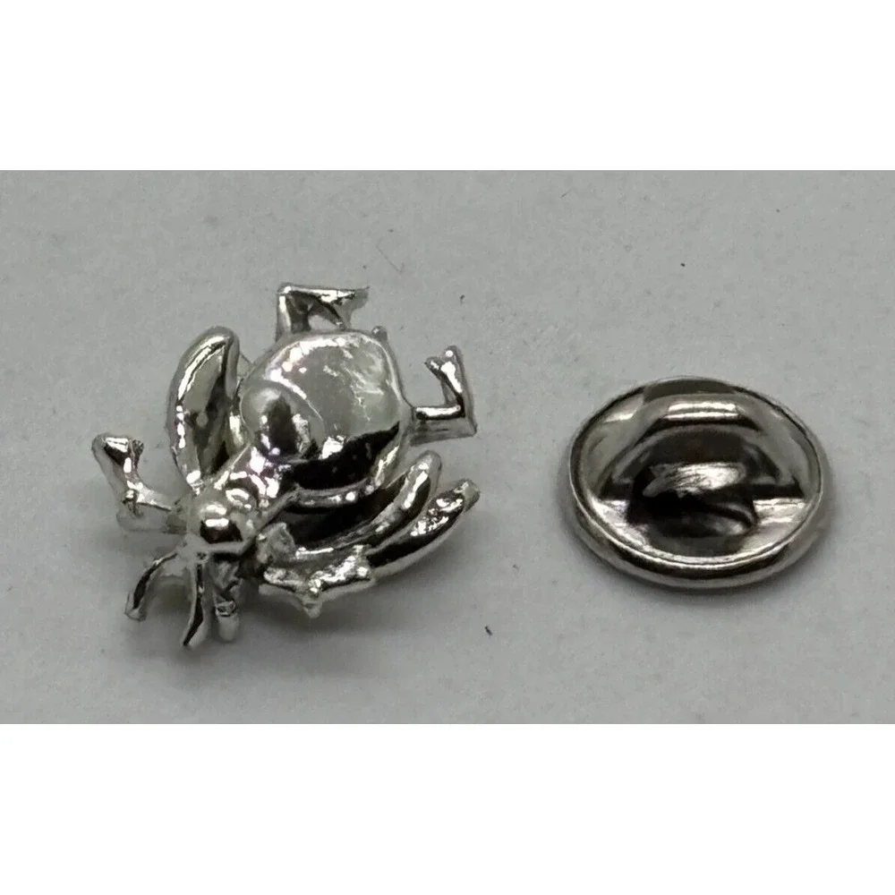 Vintage Insect Pin Rhinestone Wings Tiny Figural Brooch Stocking Stuffer